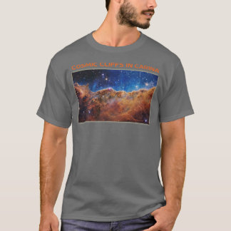 FIRST IMAGEコズミッククリフスインカリーナウェッブ宇宙テル Tシャツ