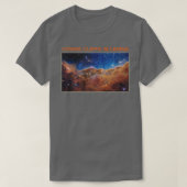FIRST IMAGE Cosmic Cliffs in Carina Webb Space Tel Tシャツ (デザイン正面)
