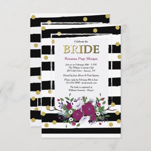 First Impression招待状 招待状 (正面/裏面)