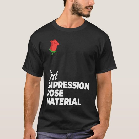 First Impression Rose Material Bachelorette & Bach Tシャツ (正面)