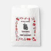 First Knockout Boxing 1st Birthday – Fun Kids  フェイバーバッグ (正面)