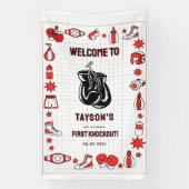 First Knockout Boxing 1st Birthday – Fun Kids 横断幕 (縦)