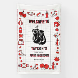 First Knockout Boxing 1st Birthday – Fun Kids 横断幕