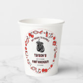 First Knockout Boxing 1st Birthday – Fun Kids  紙コップ (正面)