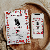 First Knockout Boxing 1st Birthday – Fun Kids Part 招待状