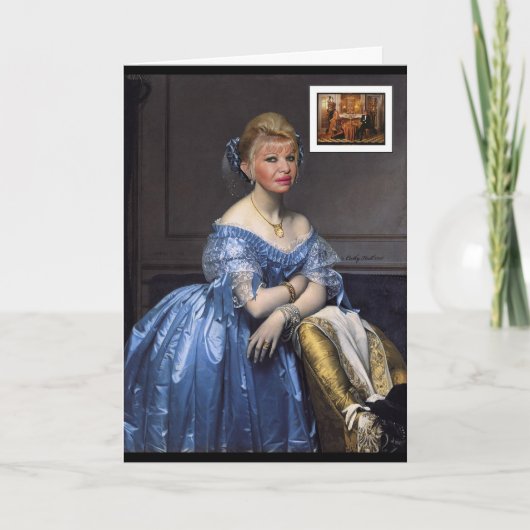 First Lady Anniversaryカスタマイズ可能なグリーティングカード カード (正面)