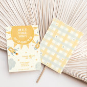 First Lap Around the Sun 1st Birthday  招待状