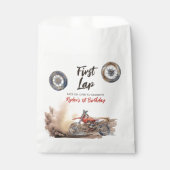 First Lap Little Racer 1st Birthday フェイバーバッグ (正面)