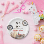 First Lap Little Racer 1st Birthday ペーパープレート (パーティー)