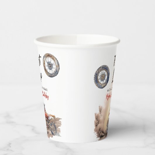 First Lap Little Racer 1st Birthday 紙コップ (左)