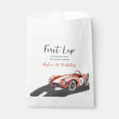 First Lap Race Car 1st Birthday フェイバーバッグ (正面)