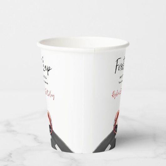 First Lap Race Car 1st Birthday  紙コップ (右)