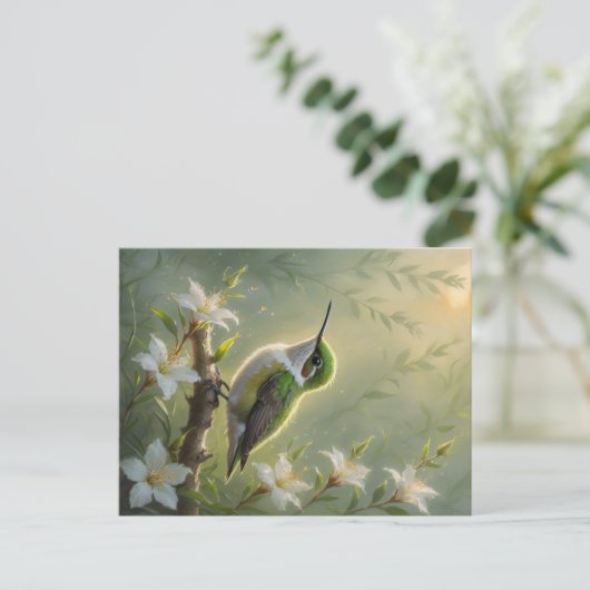 First Light Kin Hummingbird Postcard ポストカード (スタンド正面)