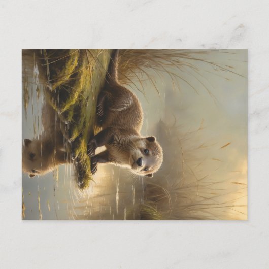 First Light Kin Otter Postcard – Gentle Joy シーズンポストカード (正面)