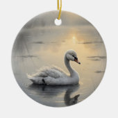 First Light Kin Swan Glass Ornament セラミックオーナメント (正面)