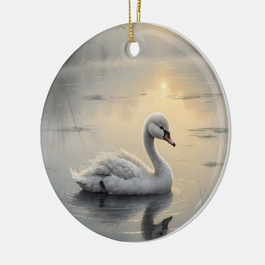 First Light Kin Swan Glass Ornament セラミックオーナメント (左)