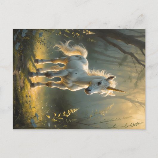 First Light Kin Unicorn Postcard ポストカード (正面)