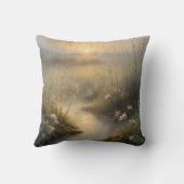 First Light Kin Unicorn Throw Pillow クッション (裏面)