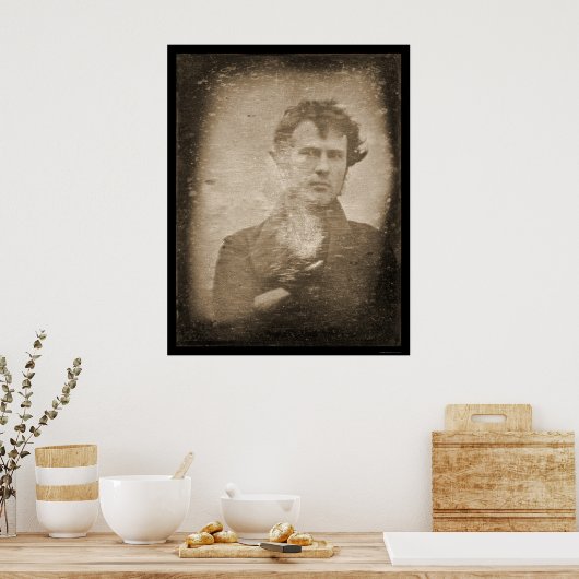 First Light Photo Daguerreotype 1839 ポスター (キッチン)