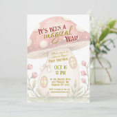 First Magical Mushroom Birthday Invitation 招待状 (スタンド正面)