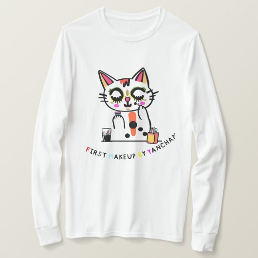 First Makeup (Yanchan) Tシャツ (デザイン正面)
