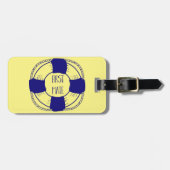 First Mate with Life Preserver ラゲッジタグ (正面横)