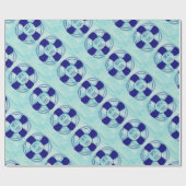 First Mate with Life Preserver ラッピングペーパー (フラット)