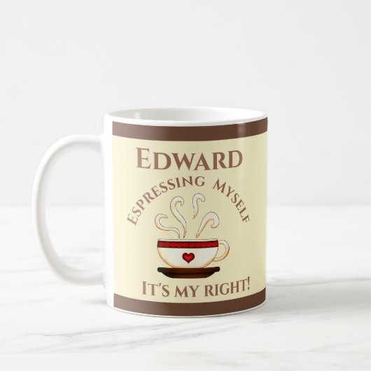 First Modification: Espresso Yourself コーヒーマグカップ (左)