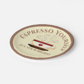 First Modification: Espresso Yourself ペーパープレート (アングル)