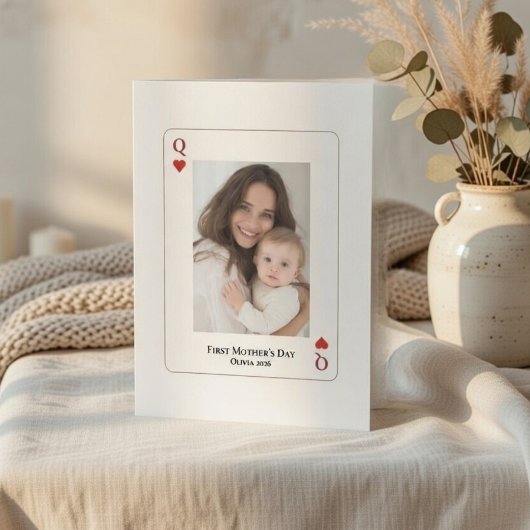 First Mother’s Day 2026 Card | Personalized Mom  シーズンカード