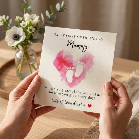 First Mother’s Day Card from Baby Girl シーズンカード