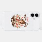 First Mother’s Day Fueled by Coffee – New Mom Gift iPhoneケース (裏面横)