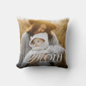 First Mother’s Day Mom Baby Photo Keepsake Gift クッション (正面)