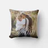 First Mother’s Day Mum Baby Photo Keepsake Gift クッション (正面)