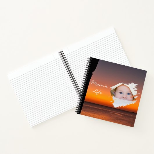First Mother’s Day Notebook – Sunset Design  ノートブック (内部)
