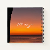 First Mother’s Day Notebook – Sunset Design  ノートブック (裏面)
