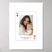 First Mother’s Day Personalized Photo  ポスター (正面)