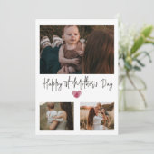First Mother’s Day Personalized Photo Card New Mom シーズンカード (スタンド正面)
