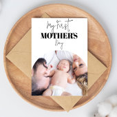 First Mothers Dayスクリプトアーチ写真 カード