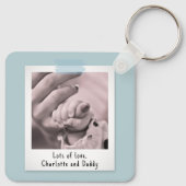 First Mother's Dayスナップショットスタイルフォトキープサケ キーホルダー (裏面)