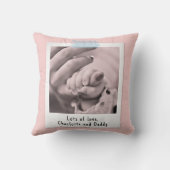 First Mother's Dayスナップショットスタイルフォトキープサケ クッション (裏面)