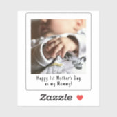 First Mother's Dayスナップショットスタイル写真Keepsake S シール (シート)