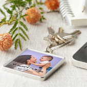 First Mothers Dayベビー&ママ写真 キーホルダー (側面)