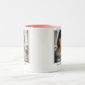 First Mother's Day After Adoption Personalized ツートーンマグカップ (中央)