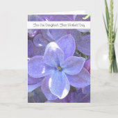 First Mothers Day Card for Daughter カード (正面)