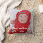 First mother's day custom photo  クッション (ブランケット)