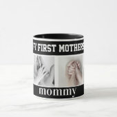 first mothers day cute photo collage Mug マグカップ (中央)