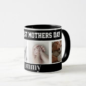 first mothers day cute photo collage Mug マグカップ (正面右)