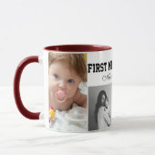 first mothers day cute photo collage Mug マグカップ (左)