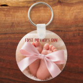 First Mother's day keychain-new mom gift キーホルダー (正面)